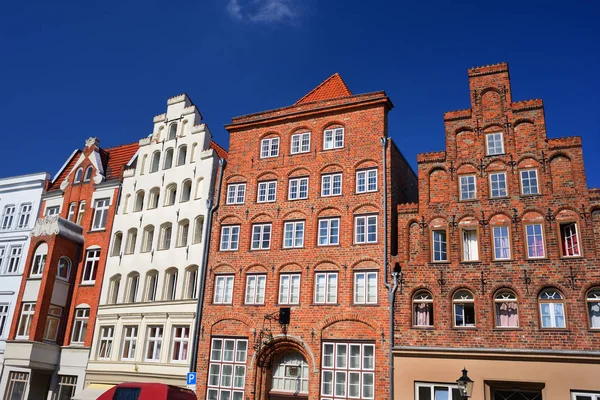 Stadtbild der Lübecker Altstadt, Deutschland — Stockfoto