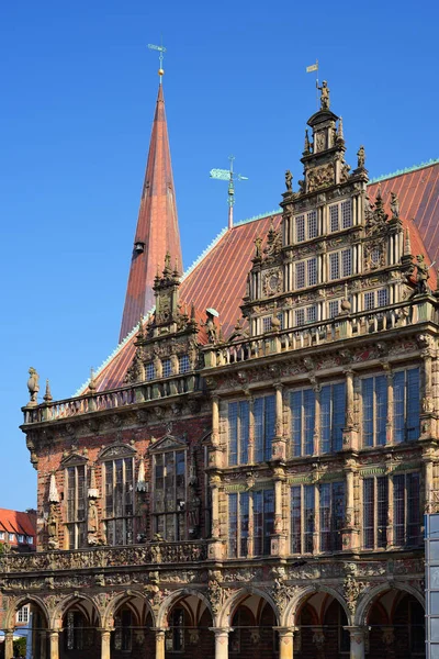 Stadhuis in Bremen, Duitsland — Stockfoto
