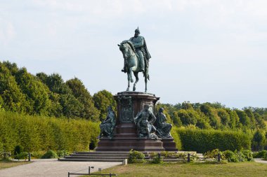 Friedrich Franz II anıtı Schwerin Saray, Almanya