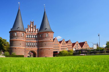 Holstentor kapı ve Salzspeicher Lubeck, Almanya