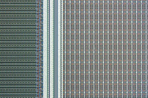 Extremo primer plano del chip de memoria de silicio — Foto de Stock