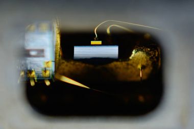 Lazer diyot, DVD sürücüsünden alınmış.