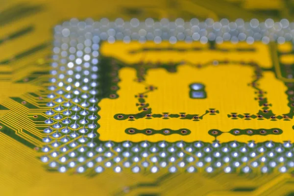 Close up of electronic circuit board — Stock Photo, Image