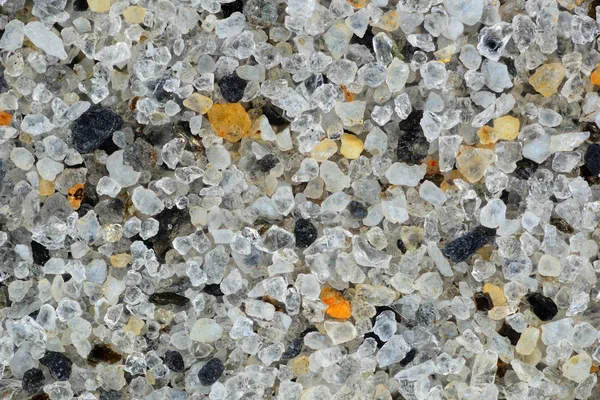 Primo piano estremo dei granelli di sabbia — Foto Stock
