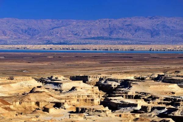 Юдейська Пустеля Біля Мертвого Моря Ізраїль — стокове фото
