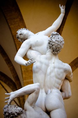 The Rape of the Sabine Women 1574-82 by Giambologna clipart