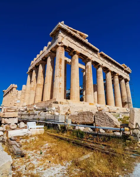 El Partenón en la Acrópolis ateniense, Grecia —  Fotos de Stock