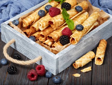 Gözleme rulo çilek ile