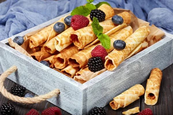 Gözleme rulo çilek ile