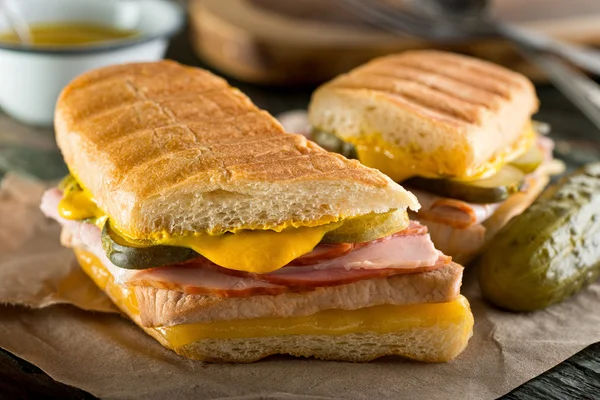 Cuban Cubano Sandwich — Stock Photo, Image