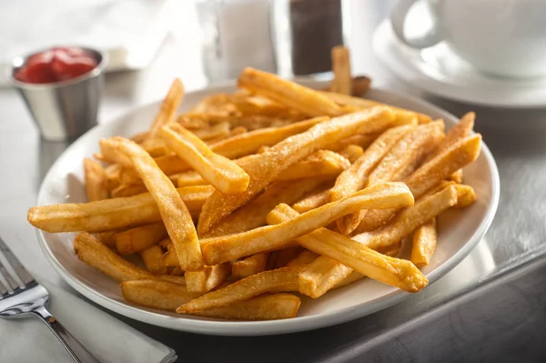 Franse frietjes in een Diner — Stockfoto