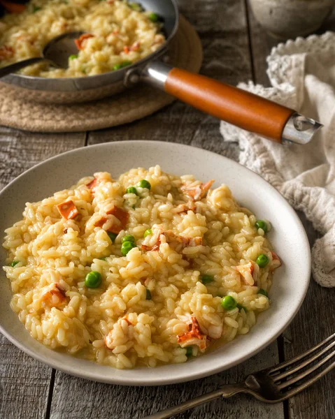 Cremiges Hummerrisotto — Stockfoto