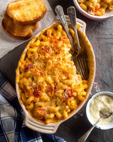 Lagosta macarrão e queijo — Fotografia de Stock