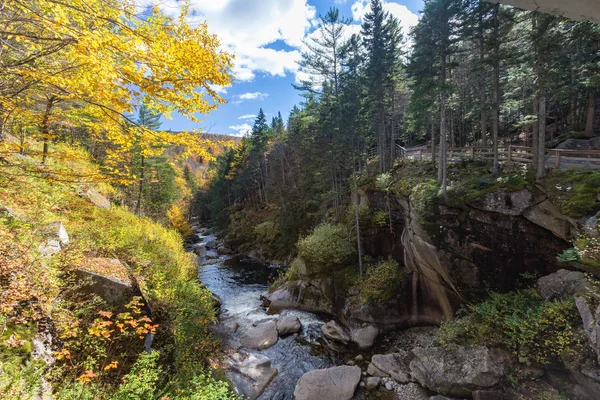 Franconia Kerb State Park, New Hampshire, Vereinigte Staaten Stockfoto