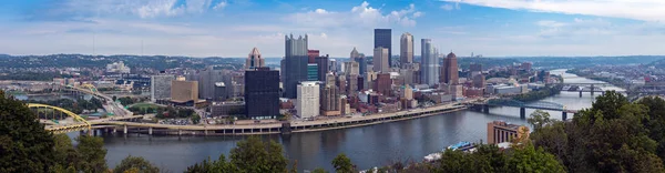 Pittsburgh Skyline vom Mount Washington Stockfoto