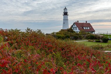 Portland kafa feneri, Cape Elizabeth, Fort Williams Park, Po