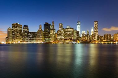 Manhattan manzarası, New York City, Amerika Birleşik Devletleri