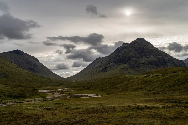 Glencoe Ορεινό Τοπίο Στο Lochaber Σκωτσέζικο Higlands — Φωτογραφία Αρχείου