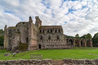Melrose abbey, İskoçya