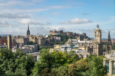 Calton Hill Edinburgh Manzaralı