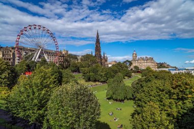 Doğu Princes Street Gardens, Edinburgh, İskoçya