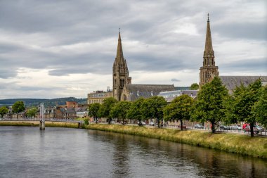Inverness adlı yaz, İskoçya bulutlu hava