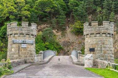 İskoçya'da Nehri Spey Craigellachie köprüden