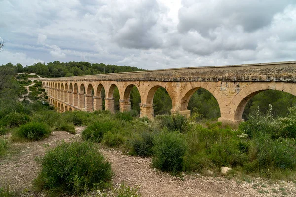 Aqueduto Romano Pont del Diable em Tarragona, Espanha — Fotografia de Stock