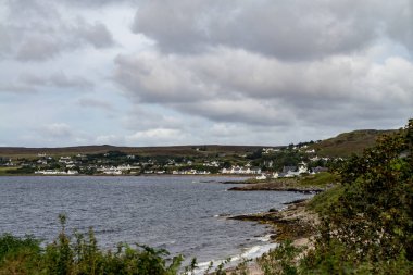 Gairloch kıyı köy uzak İskoçya Highlands