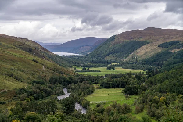 Dundonnell řeka, skotské vysočiny, Wester Ross — Stock fotografie