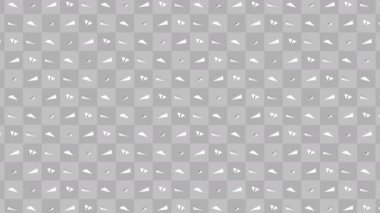 El yapımı kağıt uçak koleksiyonu. Gri arka planda akan beyaz kağıt uçağın animasyonu. İş bağlantısı konsepti. Origami uçağı uçuyor.