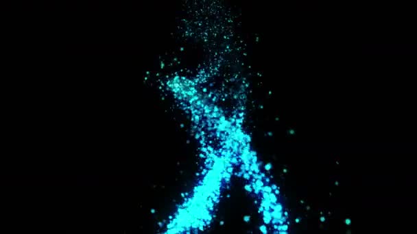 Hélice Molécule Adn Comme Symbole Pour Code Génétique Concept Médecine — Video