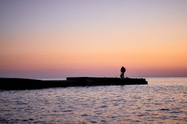 Karadeniz 'de gün batımı                              