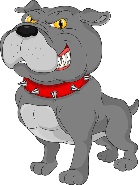 Mignon dessin animé bulldog — Image vectorielle