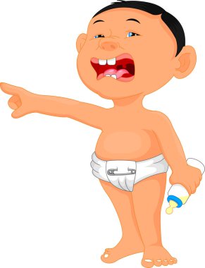 bebek ağlıyor çizgi film