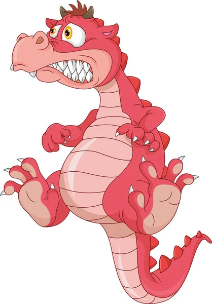 Bebé dragón dibujos animados — Archivo Imágenes Vectoriales