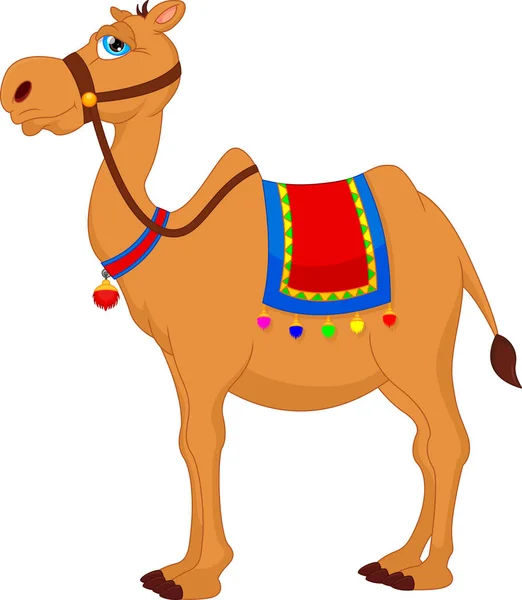 可爱的骆驼卡通 — 图库矢量图片