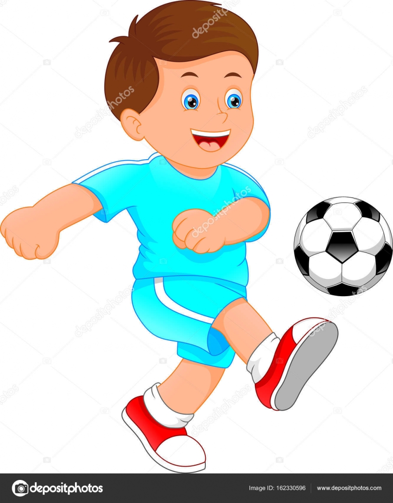 Cute little boy soccer player Stock Illustration by ©lawangdesign ...