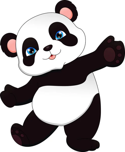 Şirin komik bebek panda 