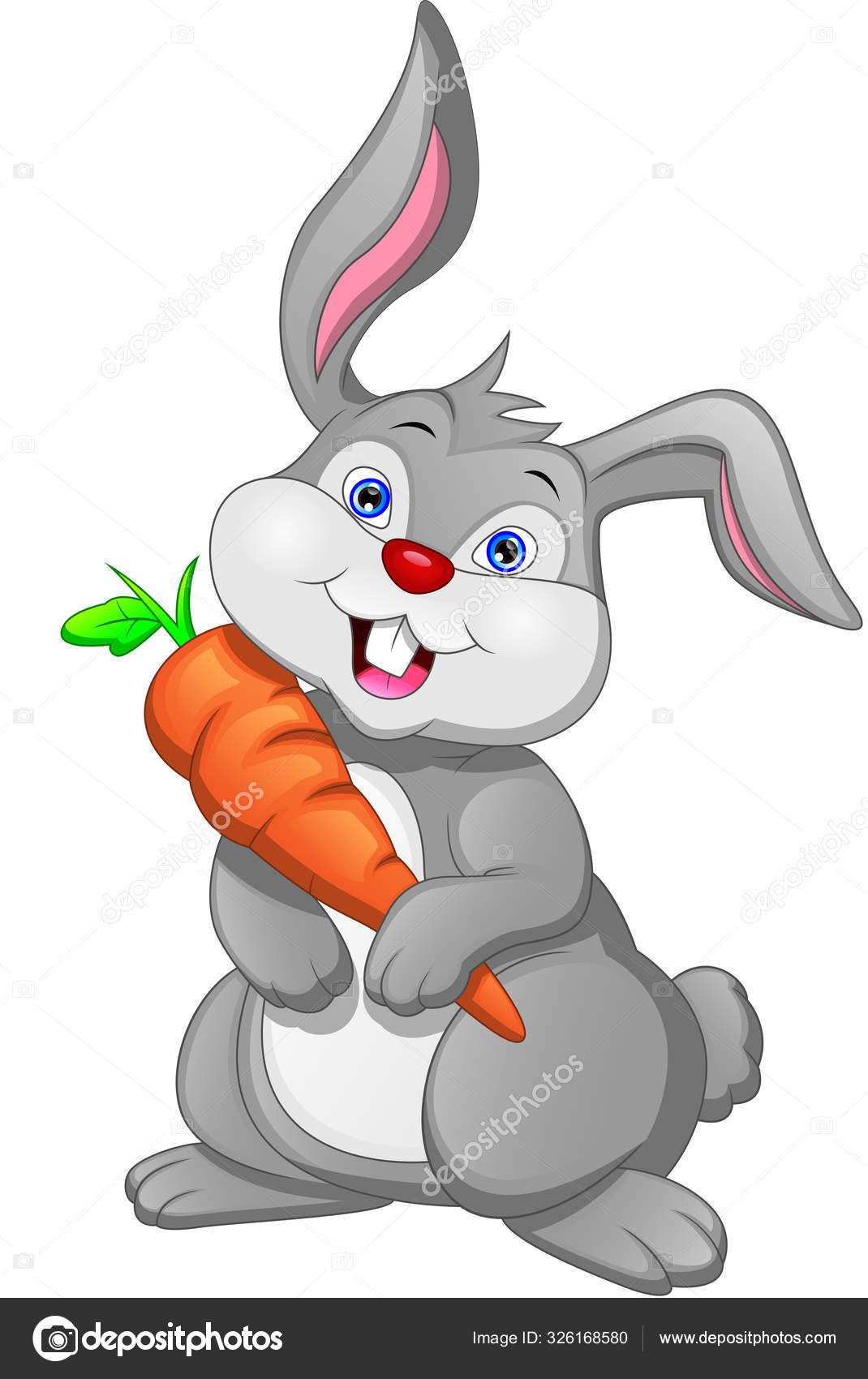 Cartoon illustration baby rabbit Vector Art Stock Images - Page 4 |  Depositphotos
