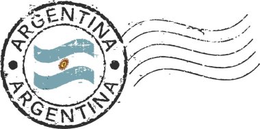 Posta damgası 'Arjantin'.