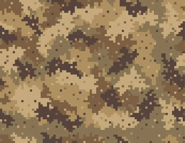 Camouflage Motif Sans Couture Effet Pixel — Image vectorielle