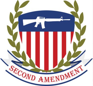 Amerikan vatanseverlik simgesi. Anayasanın ikinci maddesi.