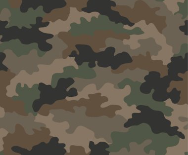 Kamuflaj kusursuz desen. Meşe yaprağı şekilleri