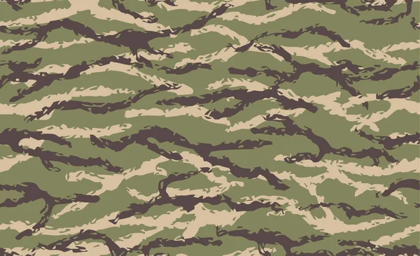 Camouflage Seamless Pattern Tiger Stripes — стоковый вектор