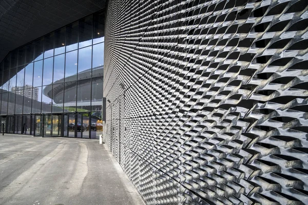 Spodek ve Uluslararası Kongre Merkezi Katowice, Polonya — Stok fotoğraf