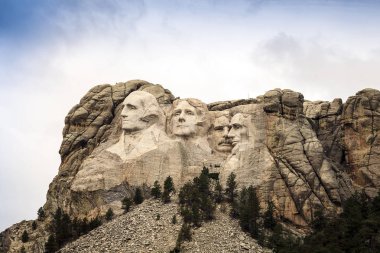 Mount Rushmore Milli anıt Parkı ABD Güney Dakota'da. SCUL