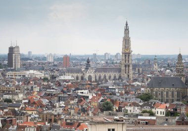 Brüksel cityscape - Belçika başkenti şehir