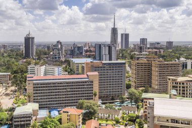 Nairobi cityscape - Kenya sermaye şehir