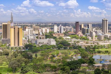 Nairobi cityscape - Kenya sermaye şehir